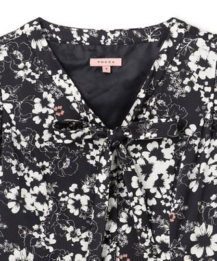 TOCCA 【洗える】FLOWER ROAD ドレス ブラック系5