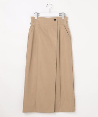 ANY SIS ツイステッドクリアチノ スカート ベージュ
