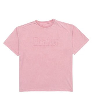 WEGO ヴィンテージウォッシュグラフィックビッグT ピンク