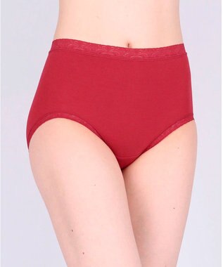 WACOAL 【ディアヒップ】 ショーツ はきこみ丈ふかめ 綿混(身生地) ヒップを包みこむフィット感 やさしいはきごこち PPA112 /ワコール レッド
