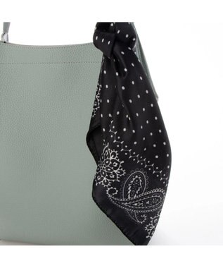 UNBILLION cachecache チェンジスカーフA4縦型トートバッグ サックスブルー