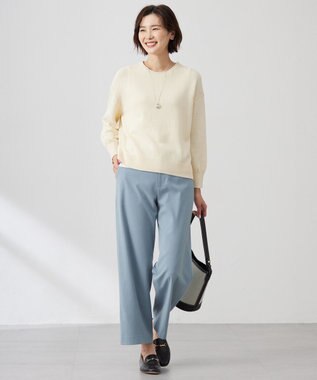 J.PRESS LADIES S 【洗える】DRY COMFORT ニット ライトイエロー系