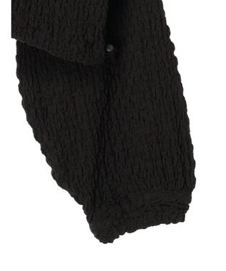 earth music&ecology ぽこぽこドロストカーディガン Black