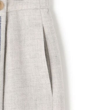 23区 【SLOW/一部店舗限定】パネルチェック スカート ライトグレー系1