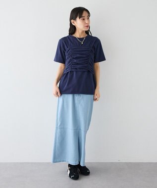 CRAFT STANDARD BOUTIQUE 2点セット ビスチェレイヤードプルオーバー Navy