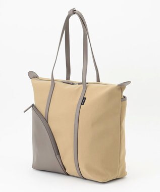 Y'SACCS コットンライクナイロントート Mサイズ ベージュ