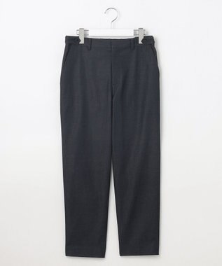 J.PRESS LADIES L 【洗える・接触冷感・UVケア・吸水速乾・防透け】麻シェルドライ テーパード パンツ ネイビー系