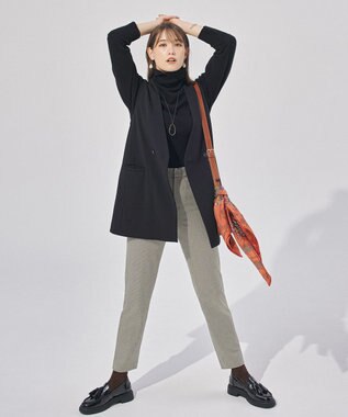 UNFILO beauty warm テーパードパンツ ガンクラブチェック