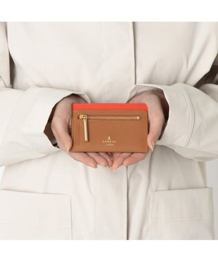 LANVIN en Bleu リュクサンブールカラー フラグメントケース ブラウン