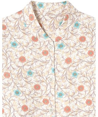 Wing パジャマ 長袖 長ズボン 綿混(本体) あったか レディース EP6013 ウイング／ワコール オレンジ