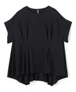 UNFILO ヒートシールドジャージー タックデザイン Tシャツ ブラック