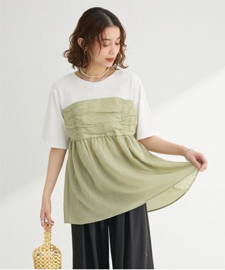 Green Parks ビスチェドッキングプルオーバー Green