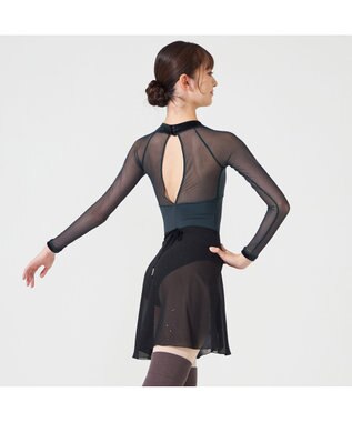 ◎【Nela ライン】ロングスリーブレオタード / Chacott | ファッション