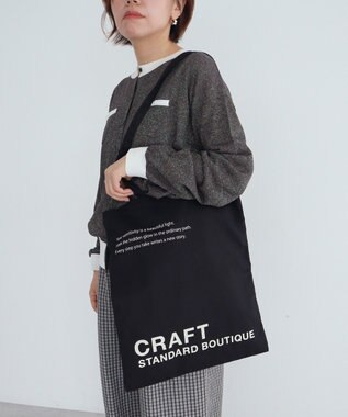 CRAFT STANDARD BOUTIQUE クラフトロゴトートバック Black