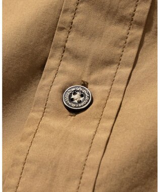 JOSEPH ABBOUD MOUNTAIN 【テーム ヤルヴィモチーフ・サスティナブル・オーガニック】オーガニックブロードシャツ キャメル系