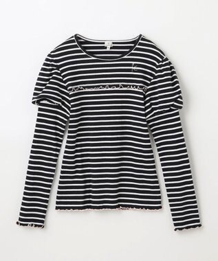 組曲 KIDS 【150-160㎝】パフスリーブ トップス ブラック