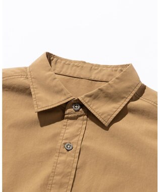 JOSEPH ABBOUD MOUNTAIN 【テーム ヤルヴィモチーフ・サスティナブル・オーガニック】オーガニックブロードシャツ キャメル系