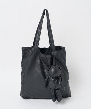 WEGO ぬいぐるみトートバッグ ブラック