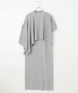 #Newans 【洗える】コットンウールニットセットアップ グレー系