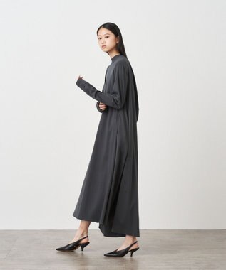 ATON SUVIN FRISE | フレアドレス CHARCOAL GRAY