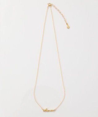 Phoebe ラッキーレターネックレス(チャーム) ゴールド