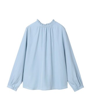 earth music&ecology ２ＷＡＹスタンドフリルブラウス Sax