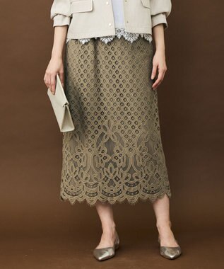 自由区 S パネルレース スカート