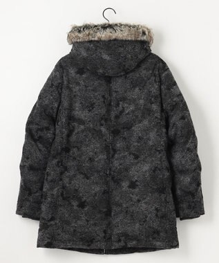 JOSEPH ABBOUD MOUNTAIN 【イタリア素材/ECOファー/9ポケット/ダウン/男女兼用】スライバーカモフラージュ　ダウンコート グレー系7