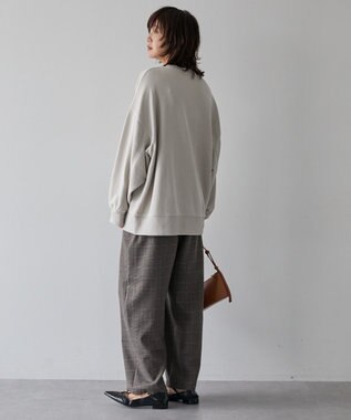 AMERICAN HOLIC 手書き風カレッジロゴ裏毛プルオーバー Beige