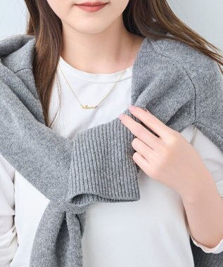 Phoebe ラッキーレターネックレス(チャーム) ゴールド