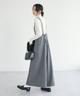 CRAFT STANDARD BOUTIQUE ベルト付きオールインワン Gray