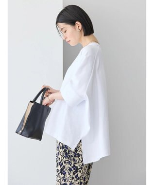 AMERICAN HOLIC 接触冷感ポンチョシルエットポンチプルオーバー Off White