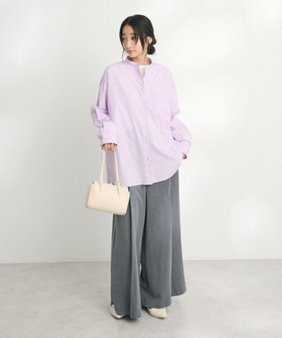 CRAFT STANDARD BOUTIQUE ベルト付きオールインワン Gray
