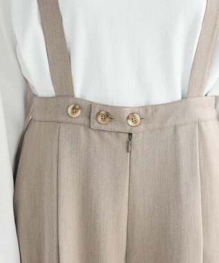 CRAFT STANDARD BOUTIQUE ベルト付きオールインワン Beige