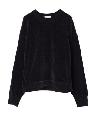 CRAFT STANDARD BOUTIQUE シェニールヤーンニットプルオーバー Navy