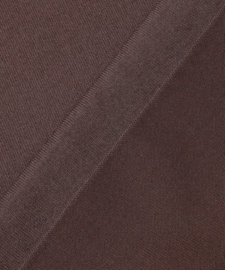 UNFILO スゴ機能 ドロストスキッパーニット ブラウン