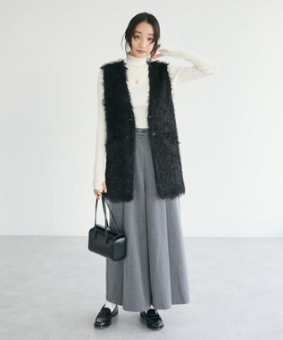 CRAFT STANDARD BOUTIQUE ベルト付きオールインワン Gray
