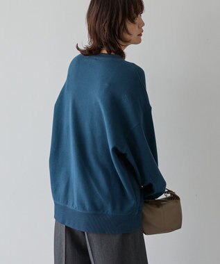 AMERICAN HOLIC 手書き風カレッジロゴ裏毛プルオーバー Navy