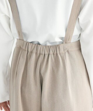 CRAFT STANDARD BOUTIQUE ベルト付きオールインワン Beige