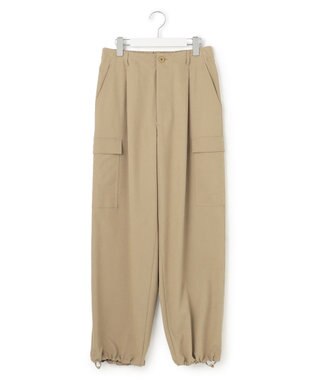 23区 【Oggi4月号掲載/洗える】シルキーストレッチ パラシュートパンツ ブラウン系