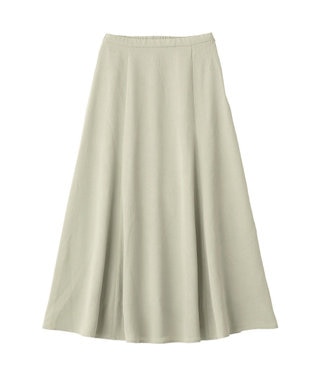 earth music&ecology サテンフレアスカート