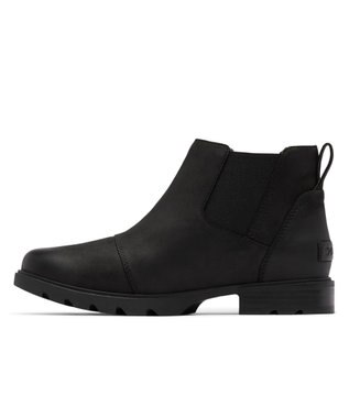 SOREL エミリー３チェルシー　ウォータープルーフ Black, Black