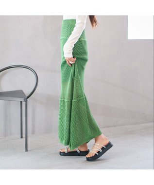 MODE ET JACOMO <carino>厚底ビジューサンダル シルバー