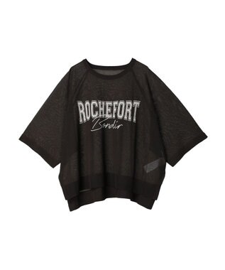 Green Parks シアーロゴニットプルオーバー Charcoal Gray