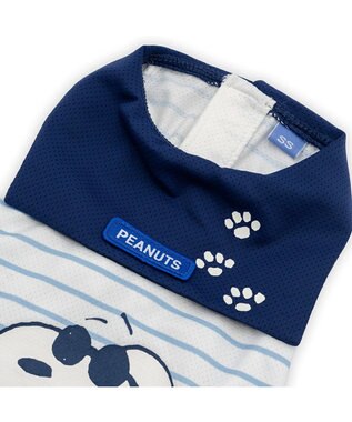 PET PARADISE スヌーピー ジョークール クール タンクトップ 小型犬 ホワイト×ブルー