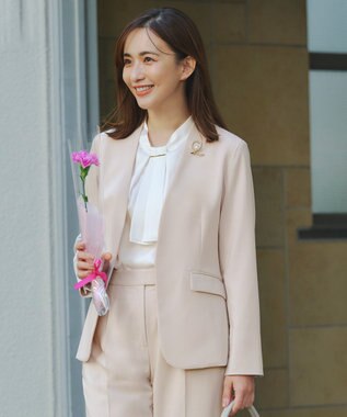 ANY SIS ジュエルラインパール調 ブローチ ゴールド