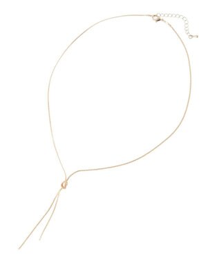AMERICAN HOLIC ノットチェーンネックレス Gold