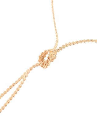 AMERICAN HOLIC ノットチェーンネックレス Gold