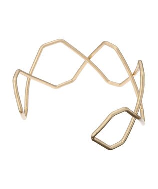 AMERICAN HOLIC ブラスワイヤーバングル Gold