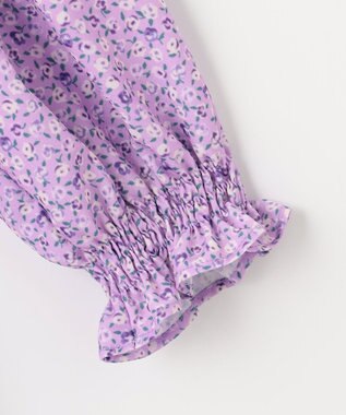 組曲 KIDS 【150-160㎝】Tiny Rose ワンピース ラベンダー